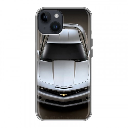 Дизайнерский пластиковый чехол для Iphone 14 Chevrolet