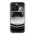 Дизайнерский силиконовый чехол для Iphone 15 Pro Chevrolet