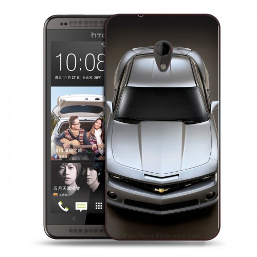 Дизайнерский пластиковый чехол для HTC Desire 700 Chevrolet