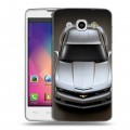 Дизайнерский пластиковый чехол для LG L60 Chevrolet