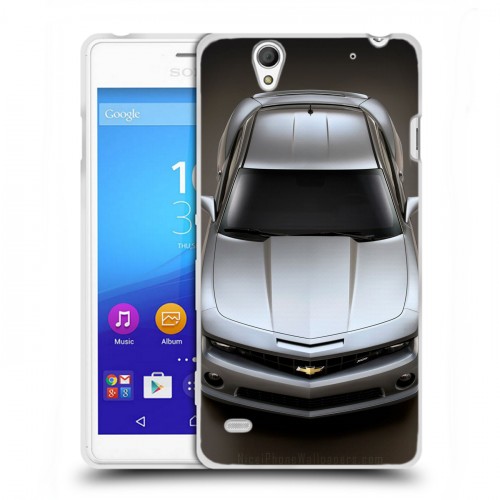 Дизайнерский пластиковый чехол для Sony Xperia C4 Chevrolet