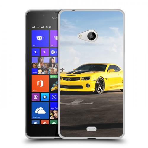 Дизайнерский пластиковый чехол для Microsoft Lumia 540 Chevrolet