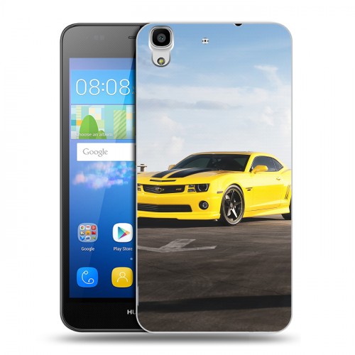 Дизайнерский пластиковый чехол для Huawei Y6 Chevrolet