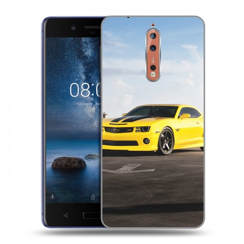 Дизайнерский пластиковый чехол для Nokia 8 Chevrolet