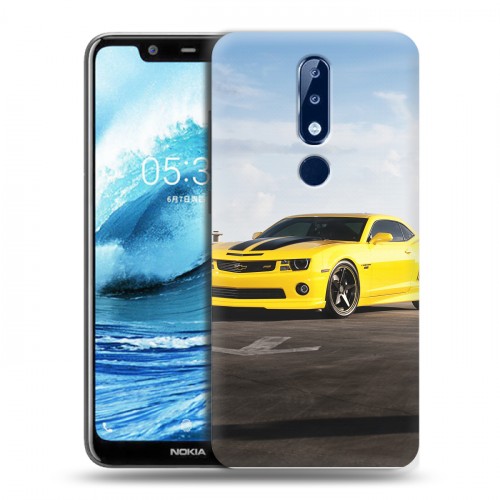 Дизайнерский пластиковый чехол для Nokia 5.1 Plus Chevrolet