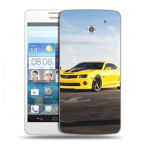 Дизайнерский пластиковый чехол для Huawei Ascend D2 Chevrolet