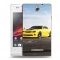 Дизайнерский пластиковый чехол для Sony Xperia E Chevrolet