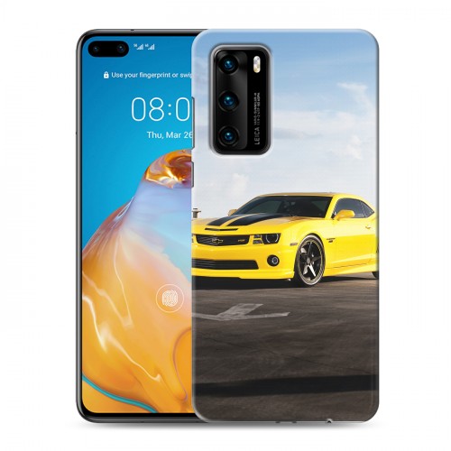 Дизайнерский пластиковый чехол для Huawei P40 Chevrolet