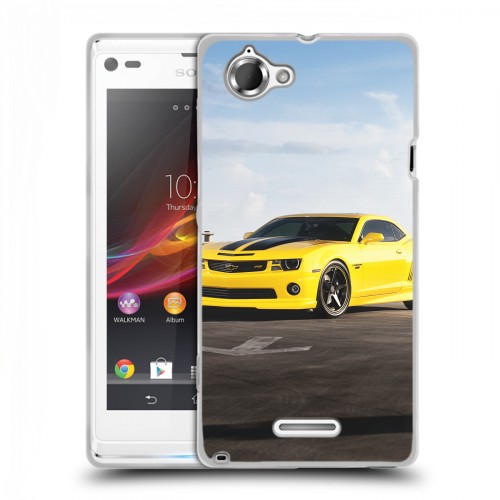 Дизайнерский пластиковый чехол для Sony Xperia L Chevrolet