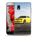 Дизайнерский пластиковый чехол для LG Optimus G Chevrolet