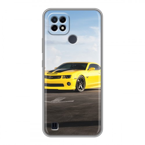 Дизайнерский силиконовый чехол для Realme C21 Chevrolet