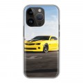 Дизайнерский силиконовый чехол для Iphone 14 Pro Chevrolet