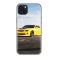 Дизайнерский силиконовый чехол для Iphone 15 Plus Chevrolet