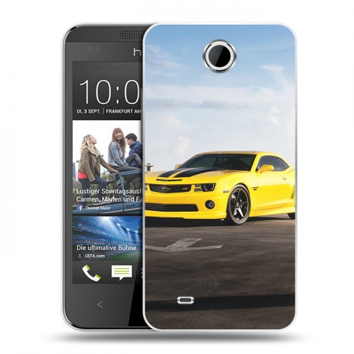 Дизайнерский пластиковый чехол для HTC Desire 300 Chevrolet