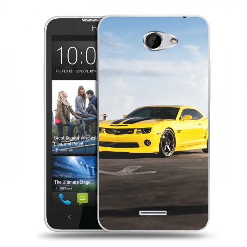 Дизайнерский пластиковый чехол для HTC Desire 516 Chevrolet