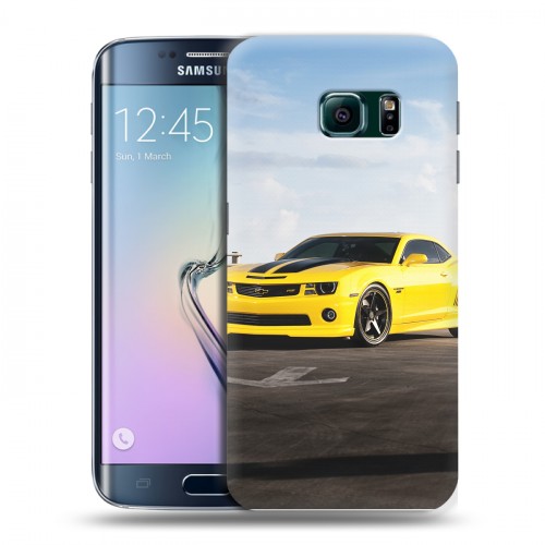 Дизайнерский силиконовый чехол для Samsung Galaxy S6 Edge Chevrolet