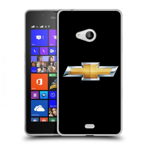 Дизайнерский пластиковый чехол для Microsoft Lumia 540 Chevrolet