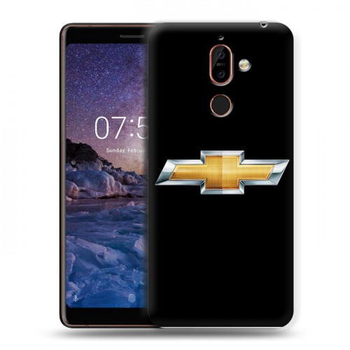 Дизайнерский пластиковый чехол для Nokia 7 Plus Chevrolet