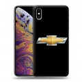 Дизайнерский силиконовый чехол для Iphone Xs Max Chevrolet