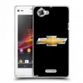 Дизайнерский пластиковый чехол для Sony Xperia L Chevrolet