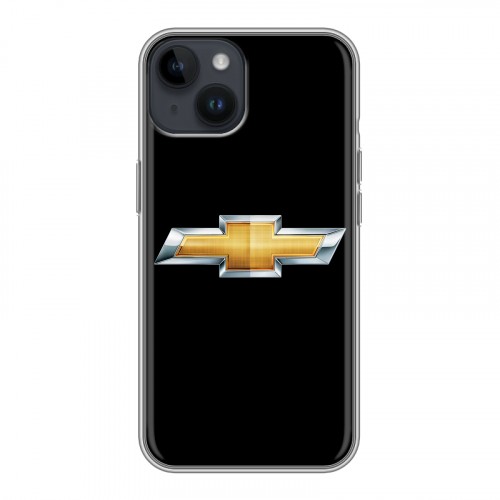 Дизайнерский пластиковый чехол для Iphone 14 Chevrolet