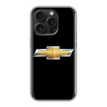 Дизайнерский силиконовый чехол для Iphone 15 Pro Chevrolet