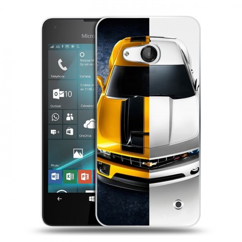 Дизайнерский пластиковый чехол для Microsoft Lumia 550 Chevrolet