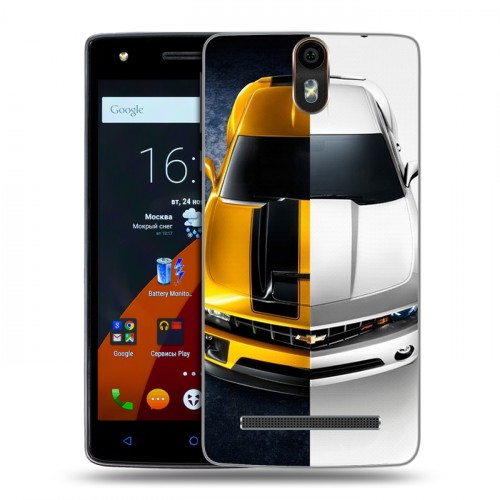 Дизайнерский силиконовый чехол для Wileyfox Storm Chevrolet