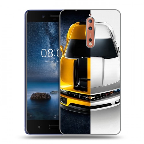 Дизайнерский пластиковый чехол для Nokia 8 Chevrolet