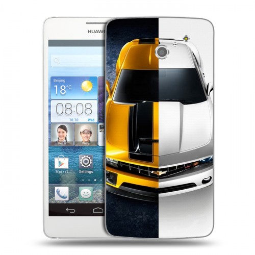 Дизайнерский пластиковый чехол для Huawei Ascend D2 Chevrolet