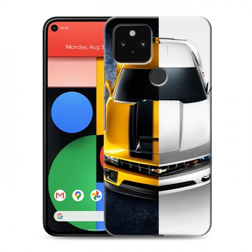 Дизайнерский пластиковый чехол для Google Pixel 5 Chevrolet