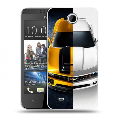 Дизайнерский силиконовый чехол для HTC Desire 300 Chevrolet