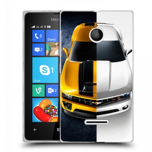 Дизайнерский пластиковый чехол для Microsoft Lumia 435 Chevrolet