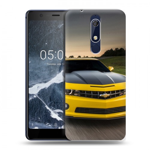 Дизайнерский пластиковый чехол для Nokia 5.1 Chevrolet