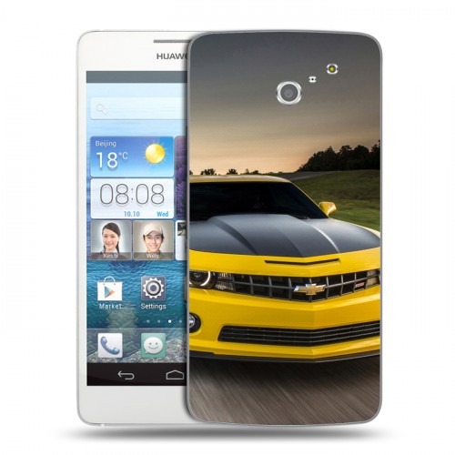 Дизайнерский пластиковый чехол для Huawei Ascend D2 Chevrolet