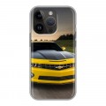 Дизайнерский силиконовый чехол для Iphone 14 Pro Chevrolet