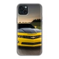 Дизайнерский силиконовый чехол для Iphone 15 Plus Chevrolet