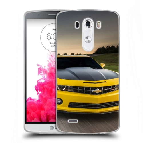 Дизайнерский пластиковый чехол для LG G3 (Dual-LTE) Chevrolet