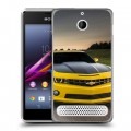 Дизайнерский силиконовый чехол для Sony Xperia E1 Chevrolet