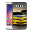 Дизайнерский пластиковый чехол для LG L60 Chevrolet