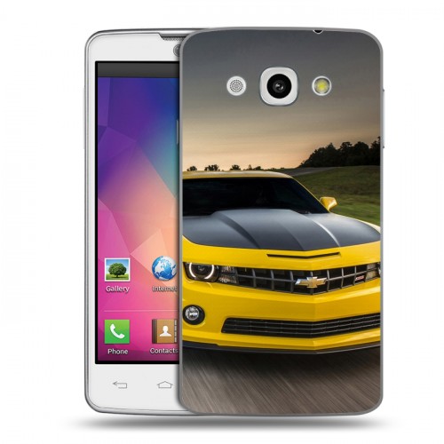 Дизайнерский пластиковый чехол для LG L60 Chevrolet