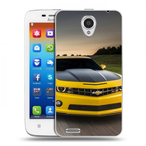 Дизайнерский пластиковый чехол для Lenovo S650 Ideaphone Chevrolet