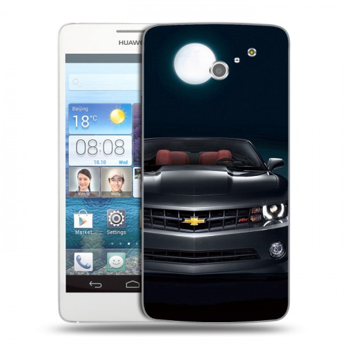 Дизайнерский пластиковый чехол для Huawei Ascend D2 Chevrolet