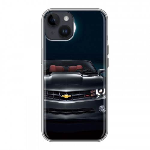 Дизайнерский пластиковый чехол для Iphone 14 Chevrolet