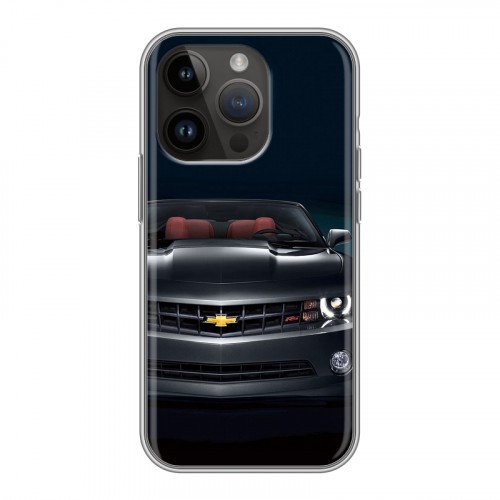 Дизайнерский силиконовый чехол для Iphone 14 Pro Chevrolet