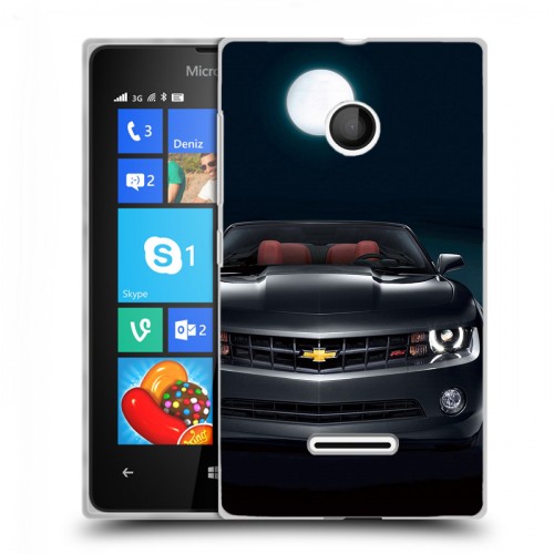 Дизайнерский пластиковый чехол для Microsoft Lumia 435 Chevrolet