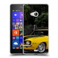 Дизайнерский пластиковый чехол для Microsoft Lumia 540 Chevrolet