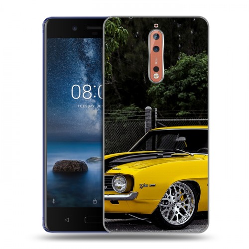 Дизайнерский пластиковый чехол для Nokia 8 Chevrolet