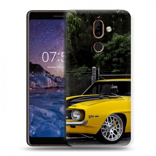 Дизайнерский пластиковый чехол для Nokia 7 Plus Chevrolet