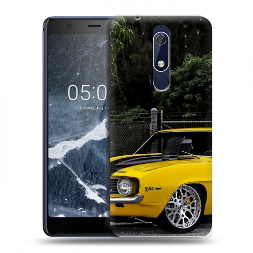 Дизайнерский пластиковый чехол для Nokia 5.1 Chevrolet